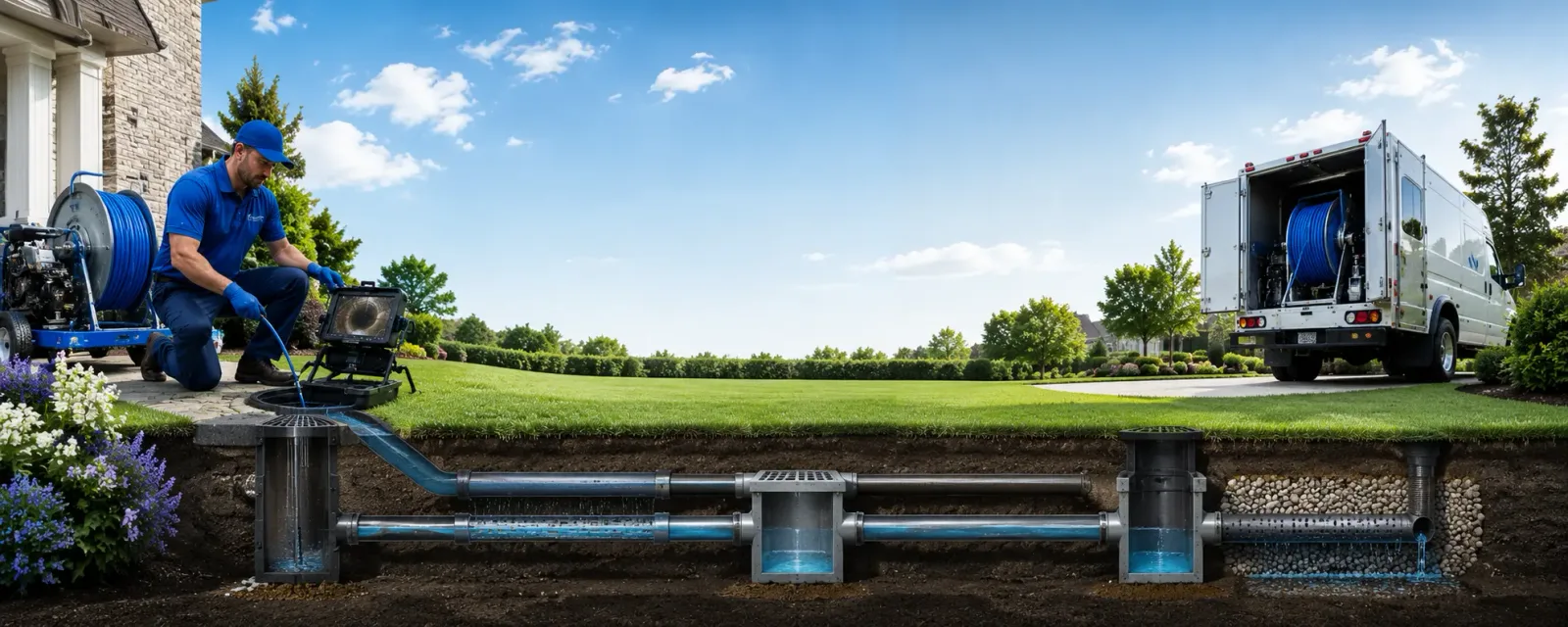 Outdoor drain cleaning information for Versailles, OH
